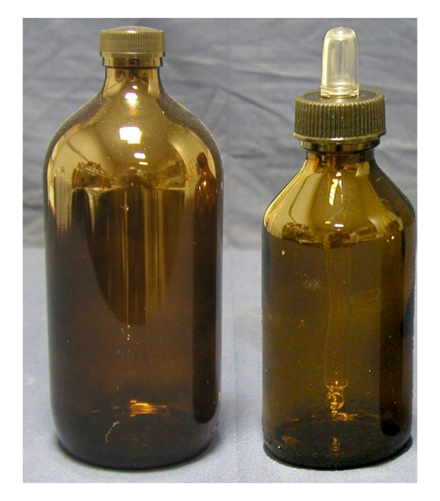 Bottiglia vetro ambra – LabOldTech